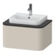 Duravit Waschtischunterschrank Happy D.2 Plus 65x48cm, f Kons, 1 Ausz., Tau supermatt-1