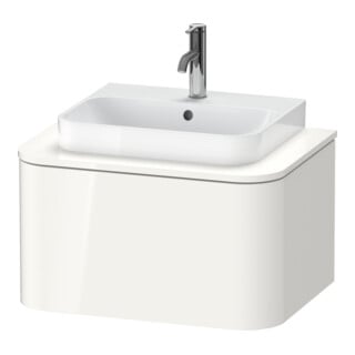 Duravit Waschtischunterschrank Happy D.2 Plus 65x48cm, f Kons, 1 Ausz., weiß hochglanz