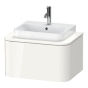 Duravit Waschtischunterschrank Happy D.2 Plus 65x48cm, f Kons, 1 Ausz., weiß hochglanz