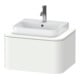 Duravit Waschtischunterschrank Happy D.2 Plus 65x48cm, f Kons, 1 Ausz., weiß supermatt-1