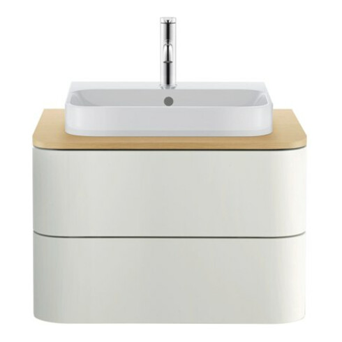 Duravit Waschtischunterschrank Happy D.2 Plus 65x48cm, f Kons, 2 Schubk., we s-matt