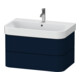 Duravit Waschtischunterschrank Happy D.2 Plus 77,5x49cm, blau s-matt, 2 Schubkästen-1