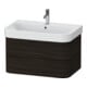 Duravit Waschtischunterschrank Happy D.2 Plus 77,5x49cm, Nussb geb., 2 Schubkästen-1