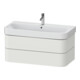Duravit Waschtischunterschrank Happy D.2 Plus 97,5x49cm, Nord we s-matt, 2 Schubkästen-1