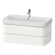 Duravit Waschtischunterschrank Happy D.2 Plus 97,5x49cm, we seidenmatt, 2 Schubkästen-1