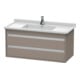 Duravit Waschtischunterschrank Ketho 100x45,5cm, bas. ma, 2 Schubk., wandhängend-1