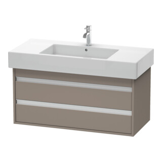 Duravit Waschtischunterschrank Ketho 100x45,5cm, bas. ma, 2 Schubk., wandhängend