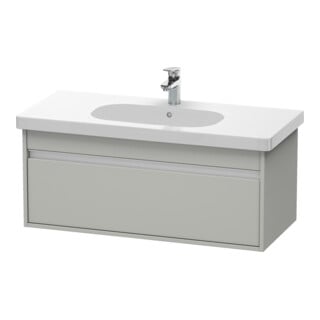 Duravit Waschtischunterschrank Ketho 100x45,5cm, betongr m, 1 Ausz., wandhängend