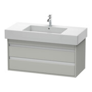 Duravit Waschtischunterschrank Ketho 100x45,5cm, betongr ma, 2 Schubk., wandhängend-1