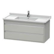 Duravit Waschtischunterschrank Ketho 100x45,5cm, betongr ma, 2 Schubk., wandhängend