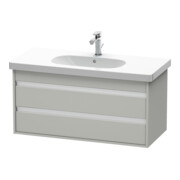 Duravit Waschtischunterschrank Ketho 100x45,5cm, betongr ma, 2 Schubk., wandhängend