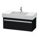 Duravit Waschtischunterschrank Ketho 100x45,5cm, Ei sw, 1 Auszug, wandhängend-1