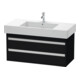 Duravit Waschtischunterschrank Ketho 100x45,5cm, Ei sw, 2 Schubk., wandhängend-1