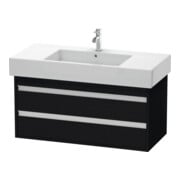 Duravit Waschtischunterschrank Ketho 100x45,5cm, Ei sw, 2 Schubk., wandhängend