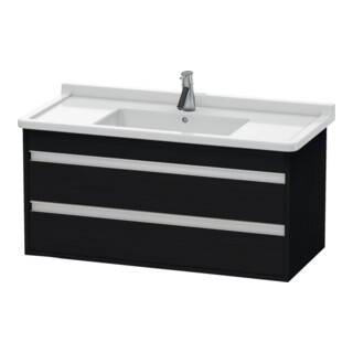 Duravit Waschtischunterschrank Ketho 100x45,5cm, Ei sw, 2 Schubk., wandhängend