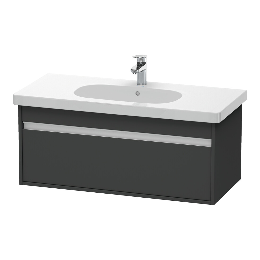 Duravit Waschtischunterschrank Ketho 100x45,5cm, graph m, 1 Ausz., wandhängend