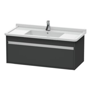 Duravit Waschtischunterschrank Ketho 100x45,5cm, graph ma, 1 Ausz., wandhängend