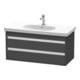 Duravit Waschtischunterschrank Ketho 100x45,5cm, graph ma, 2 Schubk., wandhängend-1