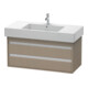 Duravit Waschtischunterschrank Ketho 100x45,5cm, lei, 2 Schubk., wandhängend-1