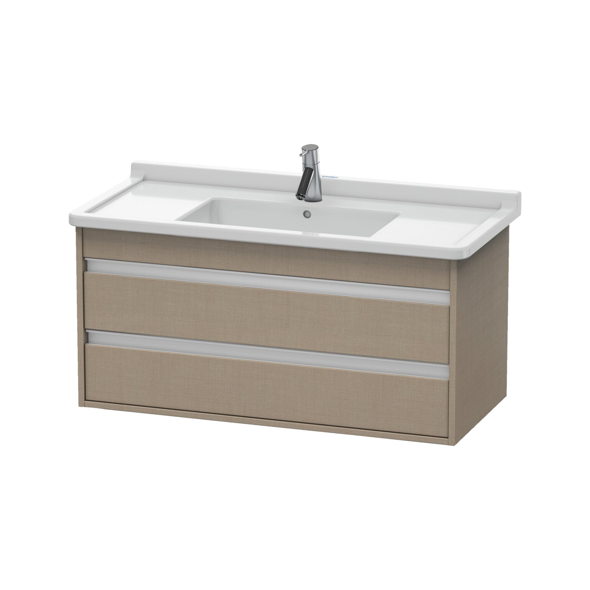 Duravit Waschtischunterschrank Ketho 100x45,5cm, lei, 2 Schubk., wandhängend