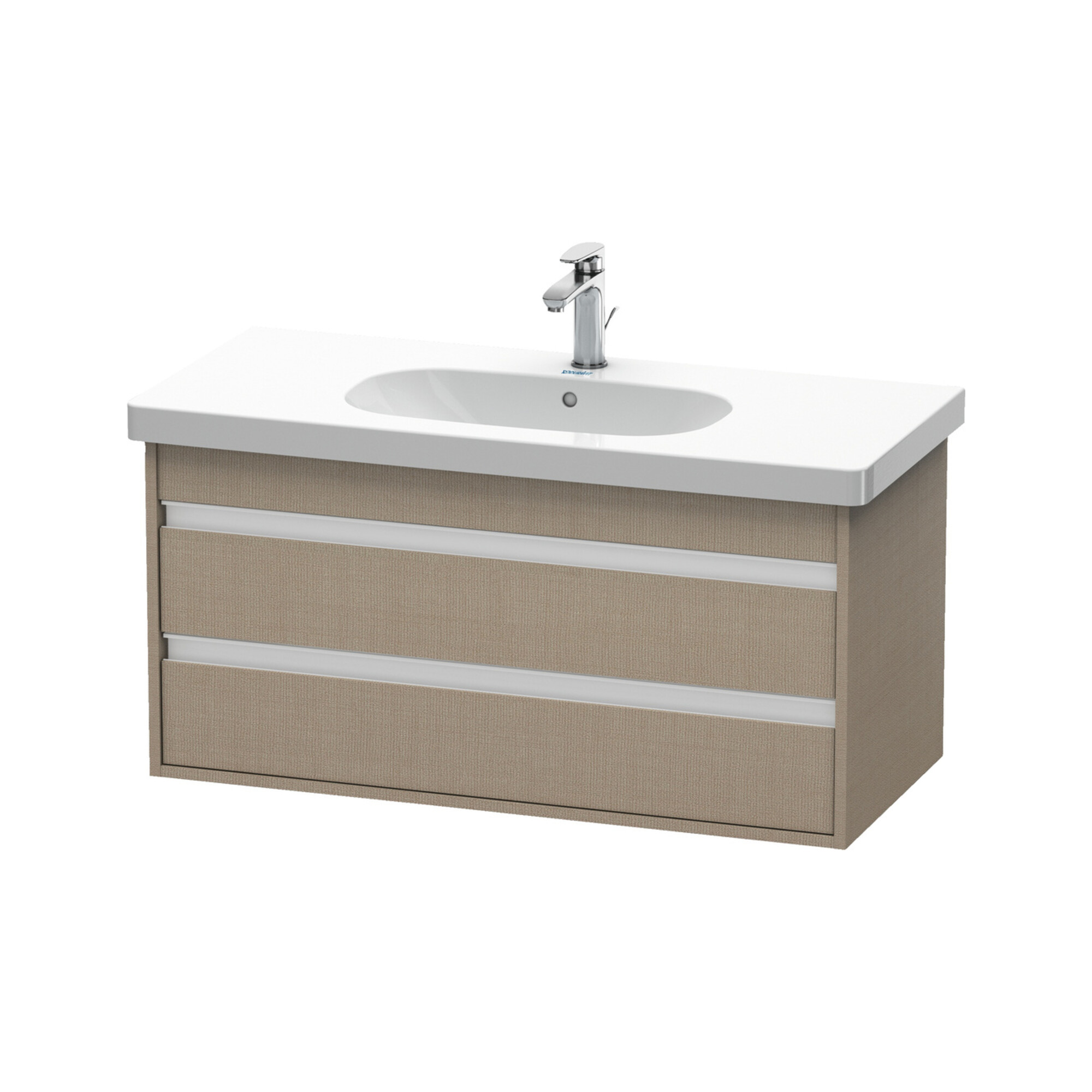 Duravit Waschtischunterschrank Ketho 100x45,5cm, lei, 2 Schubk., wandhängend
