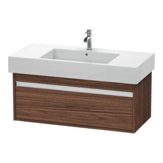 Duravit Waschtischunterschrank Ketho 100x45,5cm, Nussb dkl., 1 Ausz., wandhängend