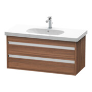Duravit Waschtischunterschrank Ketho 100x45,5cm, Nussb Nat, 2 Schubk., wandhängend-1