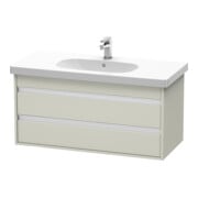 Duravit Waschtischunterschrank Ketho 100x45,5cm, Tau, 2 Schubk., wandhängend-1