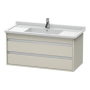 Duravit Waschtischunterschrank Ketho 100x45,5cm, Tau, 2 Schubk., wandhängend-1