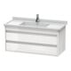 Duravit Waschtischunterschrank Ketho 100x45,5cm, Tau, 2 Schubk., wandhängend