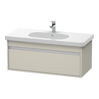 Duravit Waschtischunterschrank Ketho 100x45,5cm, Taupe, 1 Auszug, wandhängend