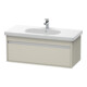 Duravit Waschtischunterschrank Ketho 100x45,5cm, Taupe, 1 Auszug, wandhängend-1