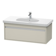 Duravit Waschtischunterschrank Ketho 100x45,5cm, Taupe, 1 Auszug, wandhängend