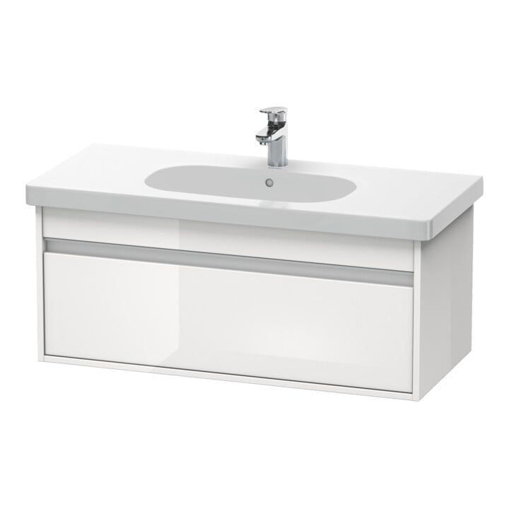 Duravit Waschtischunterschrank Ketho 100x45,5cm, Taupe, 1 Auszug, wandhängend