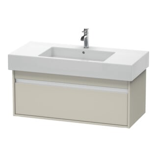 Duravit Waschtischunterschrank Ketho 100x45,5cm, Taupe, 1 Auszug, wandhängend