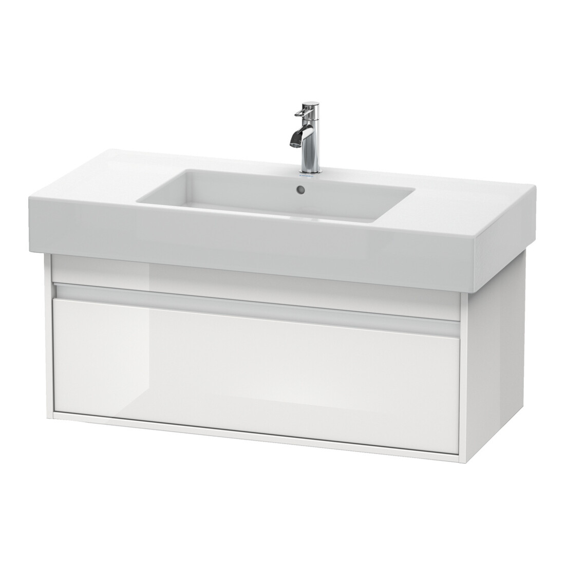 Duravit Waschtischunterschrank Ketho 100x45,5cm, Taupe, 1 Auszug, wandhängend