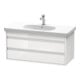 Duravit Waschtischunterschrank Ketho 100x45,5cm, we hgl, 2 Schubk., wandhängend
