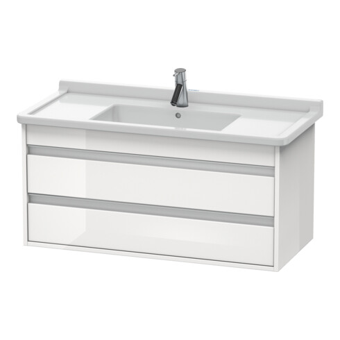 Duravit Waschtischunterschrank Ketho 100x45,5cm, we hgl, 2 Schubk., wandhängend