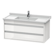 Duravit Waschtischunterschrank Ketho 100x45,5cm, we hgl, 2 Schubk., wandhängend