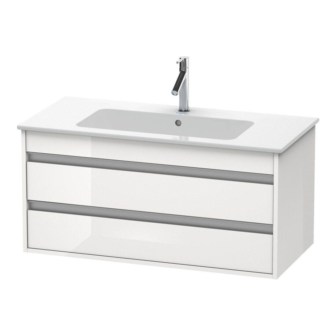 Duravit Waschtischunterschrank Ketho 100x47,5cm, bas. ma, 2 Schubk., wandhängend