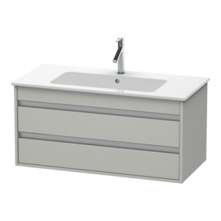 Duravit Waschtischunterschrank Ketho 100x47,5cm, betongr ma, 2 Schubk., wandhängend