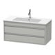 Duravit Waschtischunterschrank Ketho 100x47,5cm, betongr ma, 2 Schubk., wandhängend-1