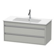 Duravit Waschtischunterschrank Ketho 100x47,5cm, betongr ma, 2 Schubk., wandhängend