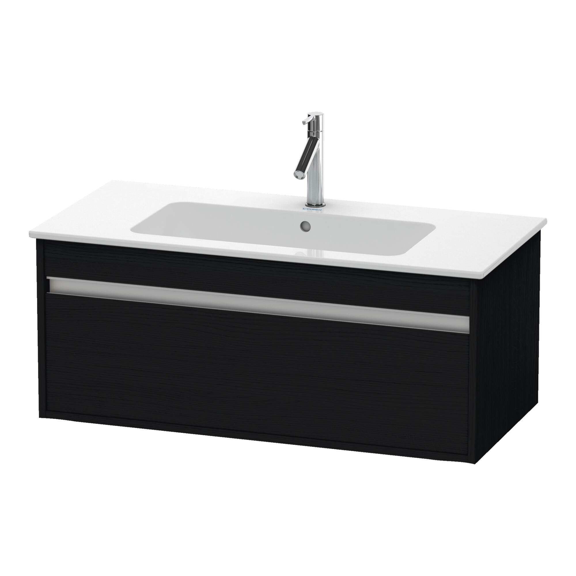Duravit Waschtischunterschrank Ketho 100x47,5cm, Ei sw, 1 Auszug, wandhängend
