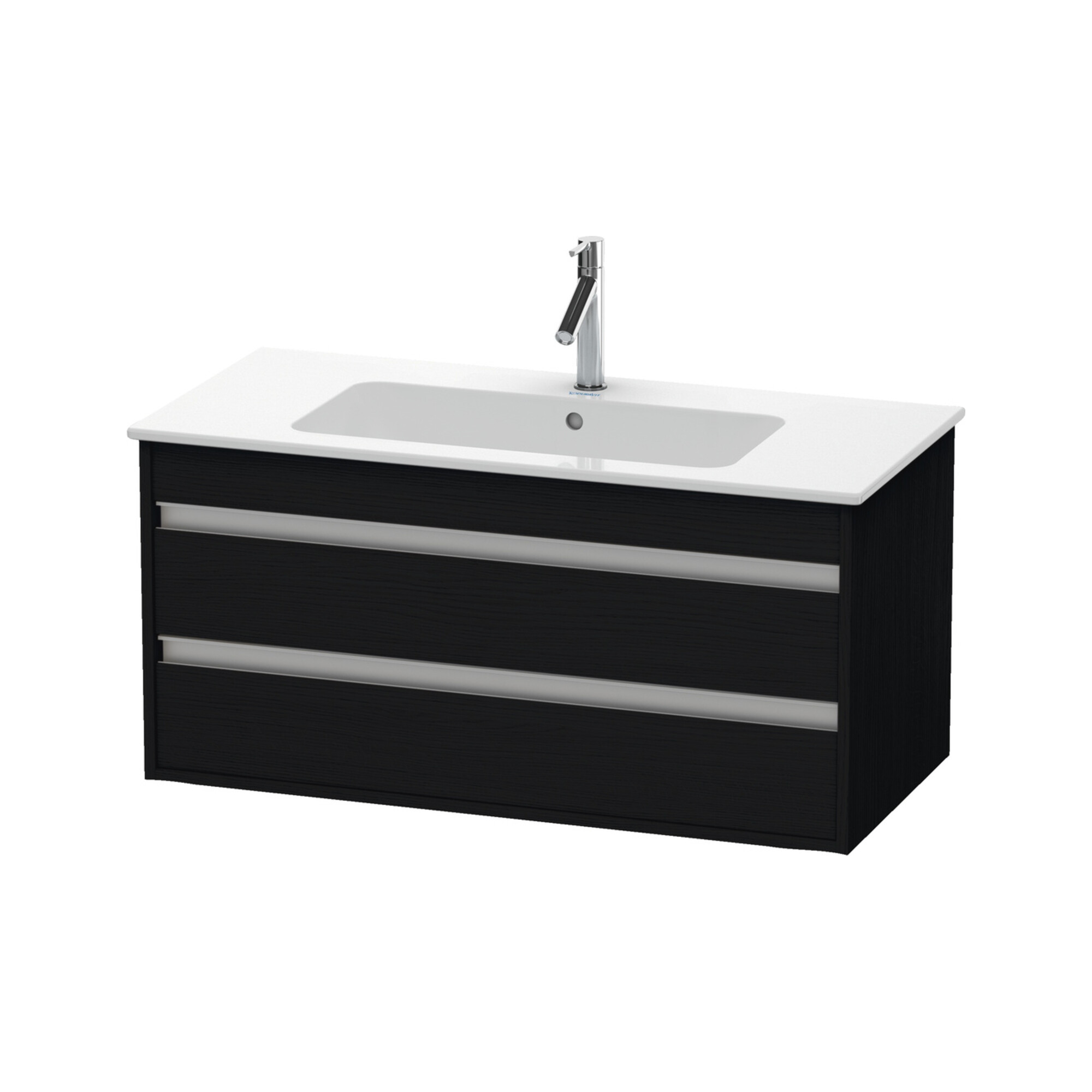 Duravit Waschtischunterschrank Ketho 100x47,5cm, Ei sw, 2 Schubk., wandhängend