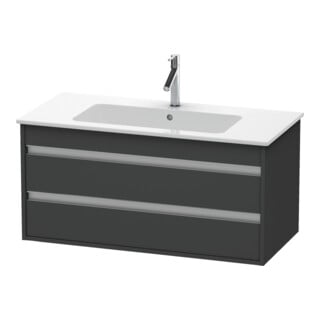 Duravit Waschtischunterschrank Ketho 100x47,5cm, graph ma, 2 Schubk., wandhängend