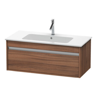 Duravit Waschtischunterschrank Ketho 100x47,5cm, Nussb Nat, 1 Ausz., wandhängend