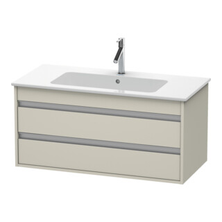 Duravit Waschtischunterschrank Ketho 100x47,5cm, Tau, 2 Schubk., wandhängend