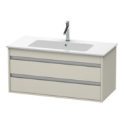 Duravit Waschtischunterschrank Ketho 100x47,5cm, Tau, 2 Schubk., wandhängend