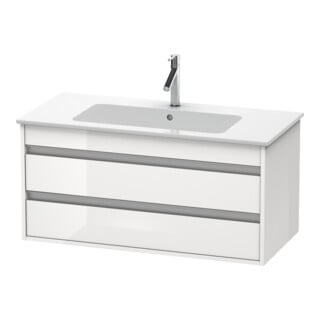 Duravit Waschtischunterschrank Ketho 100x47,5cm, we hgl, 2 Schubk., wandhängend